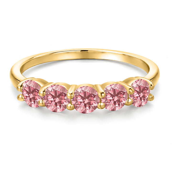 Ring in 925 Yellow Gold Plated Silver