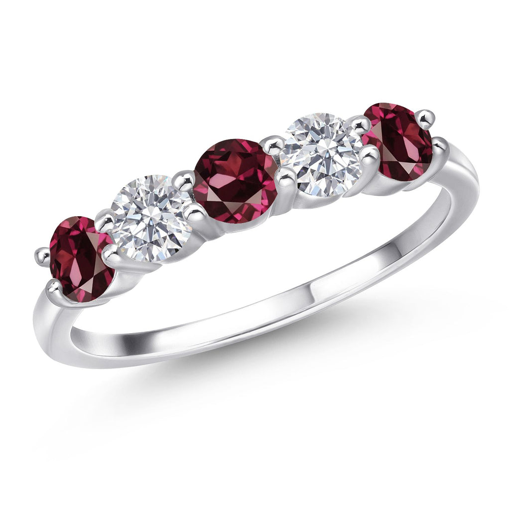 Rhodolite Garnet_7_Ring in 925 Sterling Silver