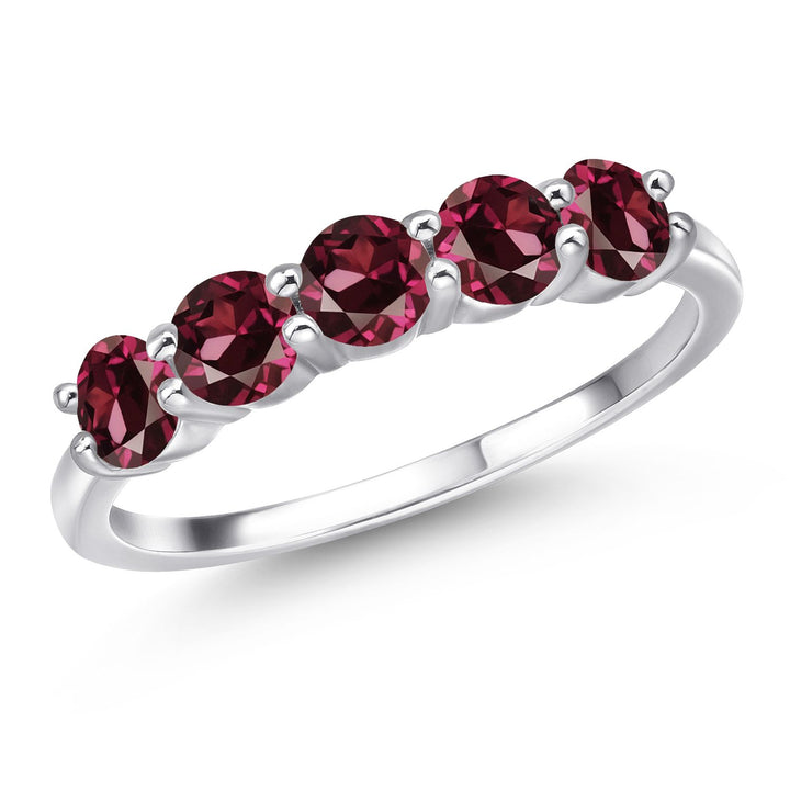 Rhodolite Garnet_5_Ring in 925 Sterling Silver