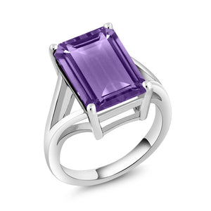 Amethyst - February_Ring in 925 Sterling Silver
