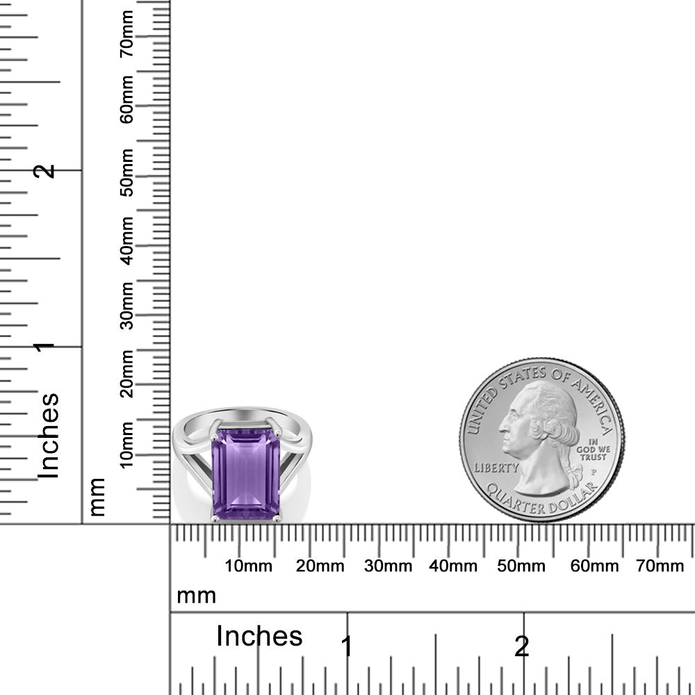 Amethyst - February_Ring in 925 Sterling Silver