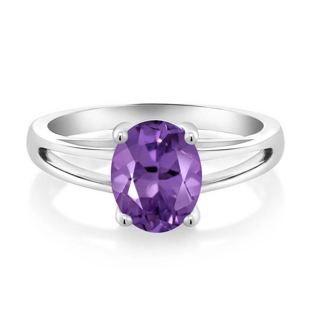 Amethyst_5_Ring in 925 Sterling Silver
