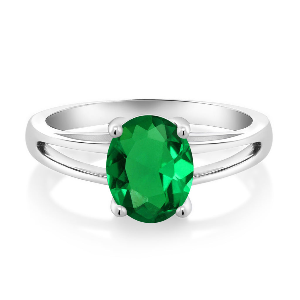 Nano Emerald_7_Ring in 925 Sterling Silver