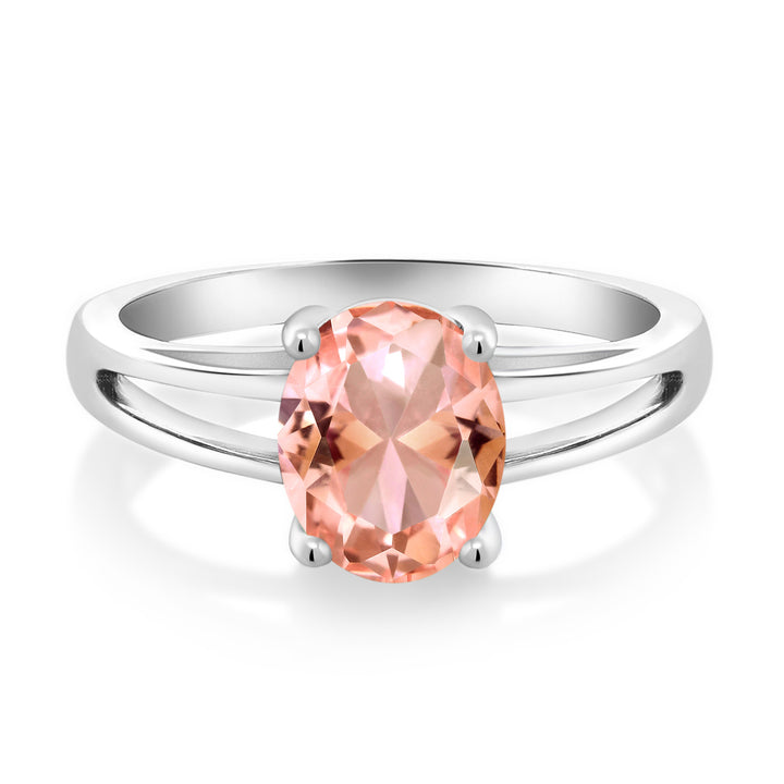 Peach Nano Morganite_6_Ring in 925 Sterling Silver
