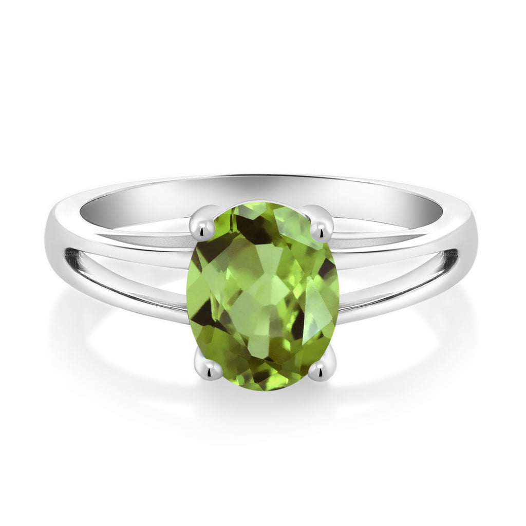 Peridot_9_Ring in 925 Sterling Silver