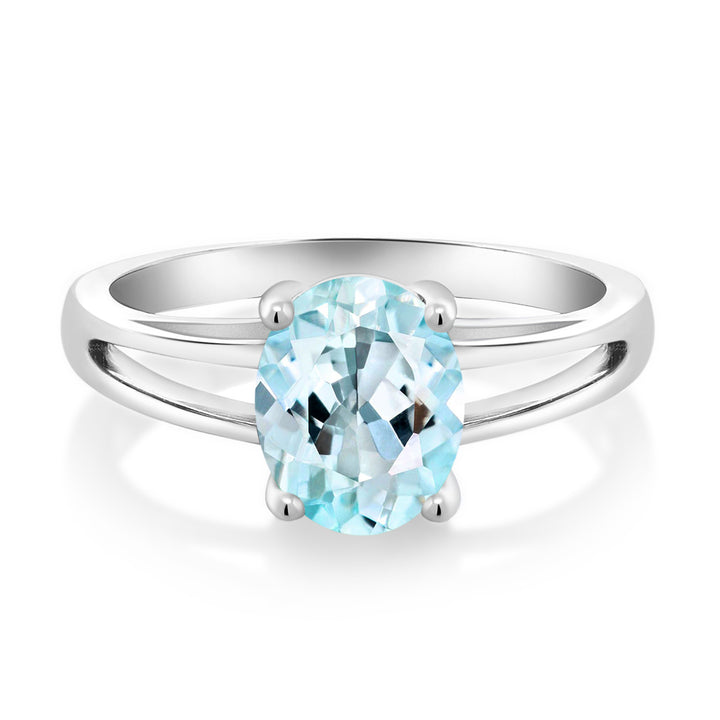 Sky Blue Topaz_5_Ring in 925 Sterling Silver