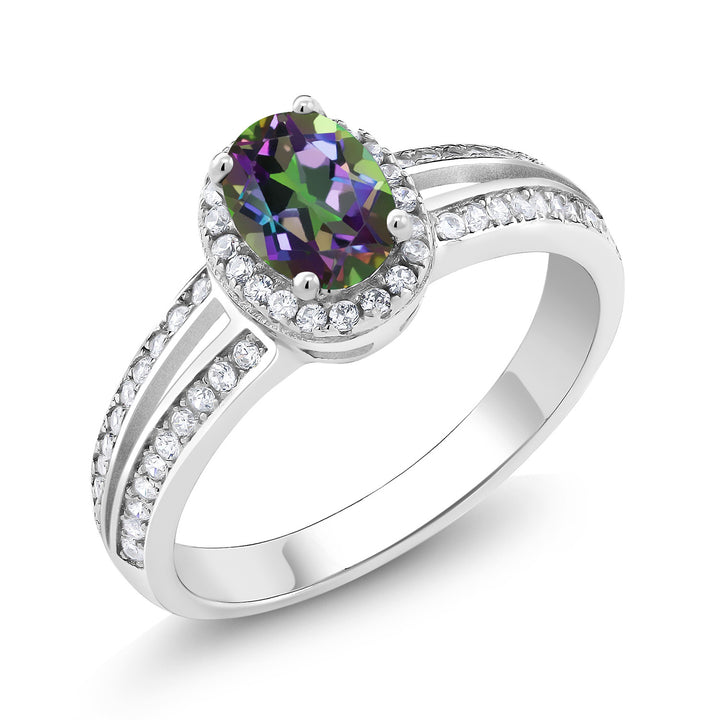 Green Mystic Topaz_9_Ring in 925 Sterling Silver