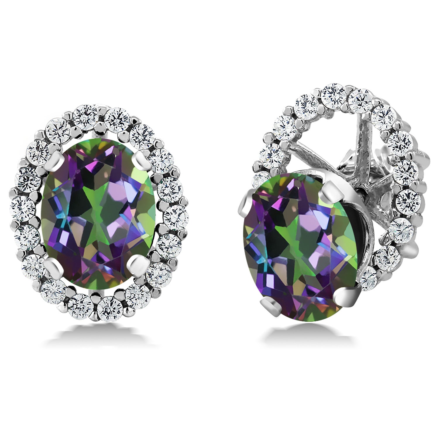 Green Mystic Topaz_Earrings in 925 Sterling Silver