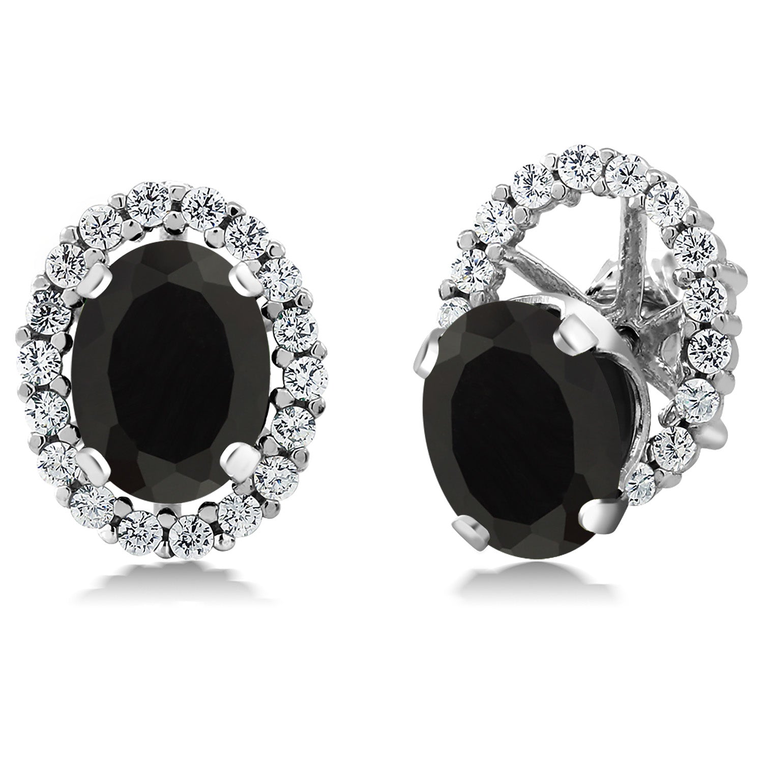 Onyx - December_Earrings in 925 Sterling Silver