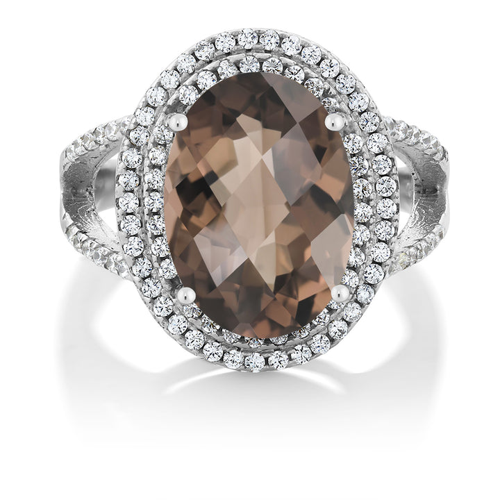 Smoky Quartz_5_Ring in 925 Sterling Silver