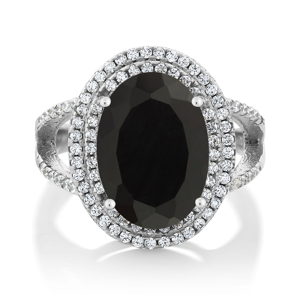 Onyx - December_Ring in 925 Sterling Silver