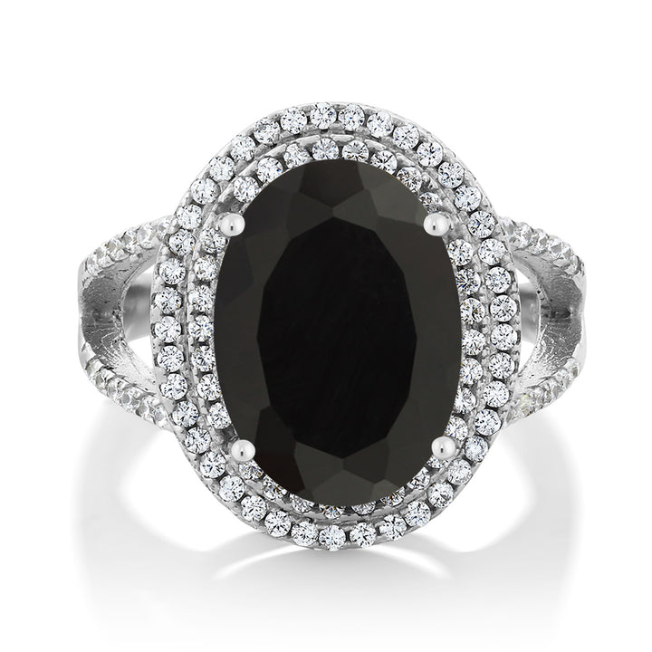 Onyx - December_Ring in 925 Sterling Silver