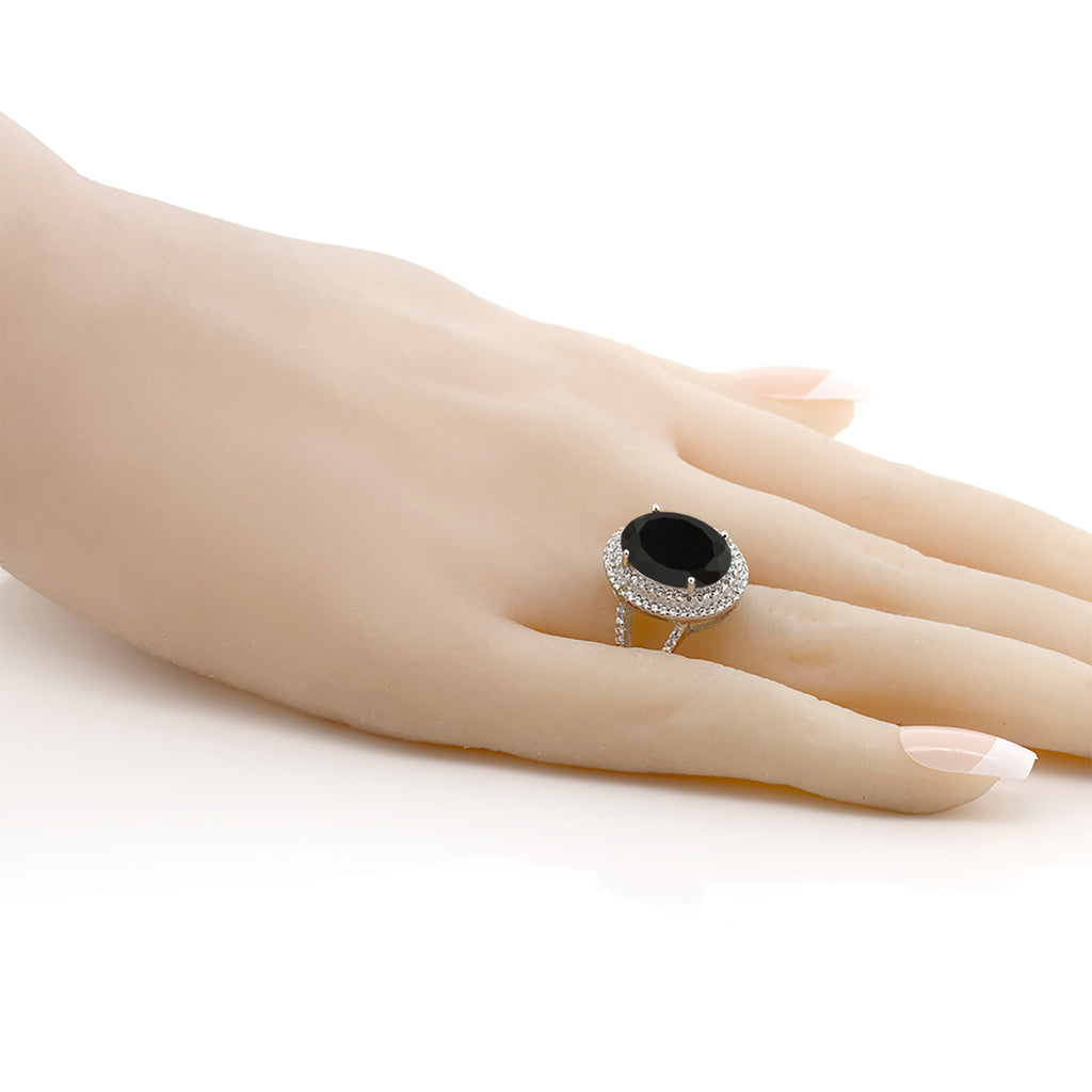 Onyx - December_Ring in 925 Sterling Silver