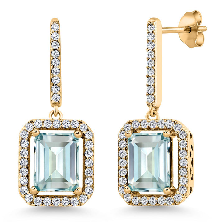 Earrings in 925 Yellow Gold Plated Silver