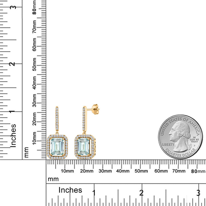 Earrings in 925 Yellow Gold Plated Silver