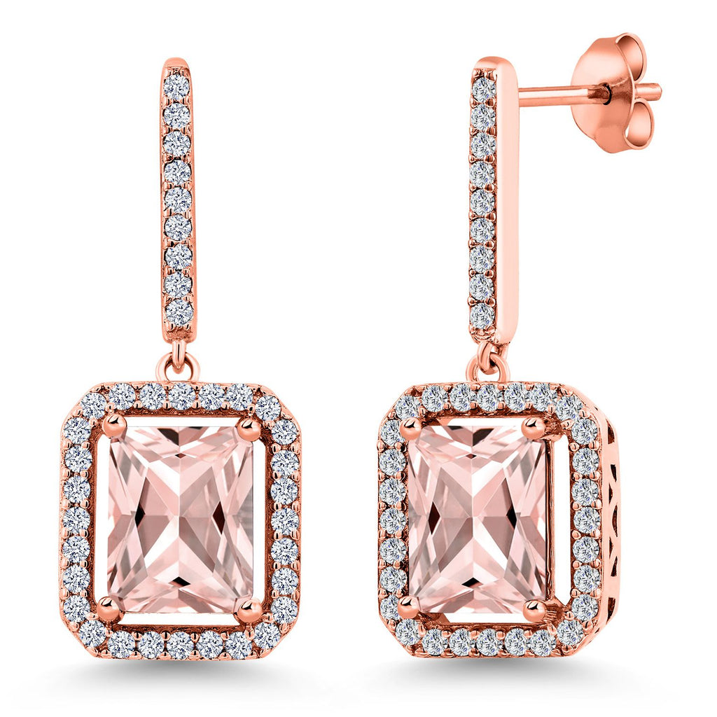 Earrings in 925 Rose Gold Plated Silver