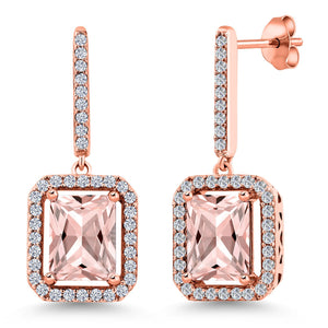 Earrings in 925 Rose Gold Plated Silver