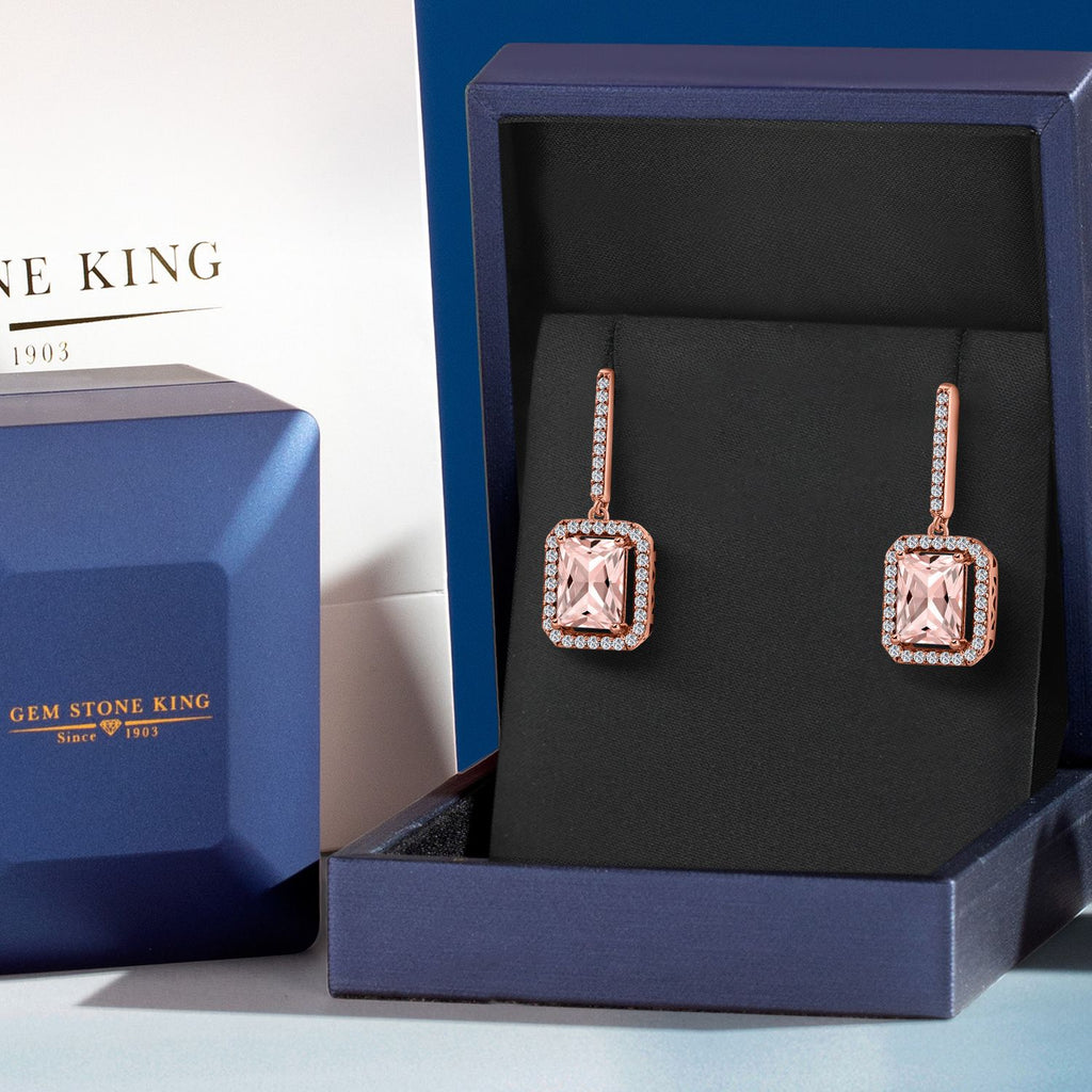 Earrings in 925 Rose Gold Plated Silver
