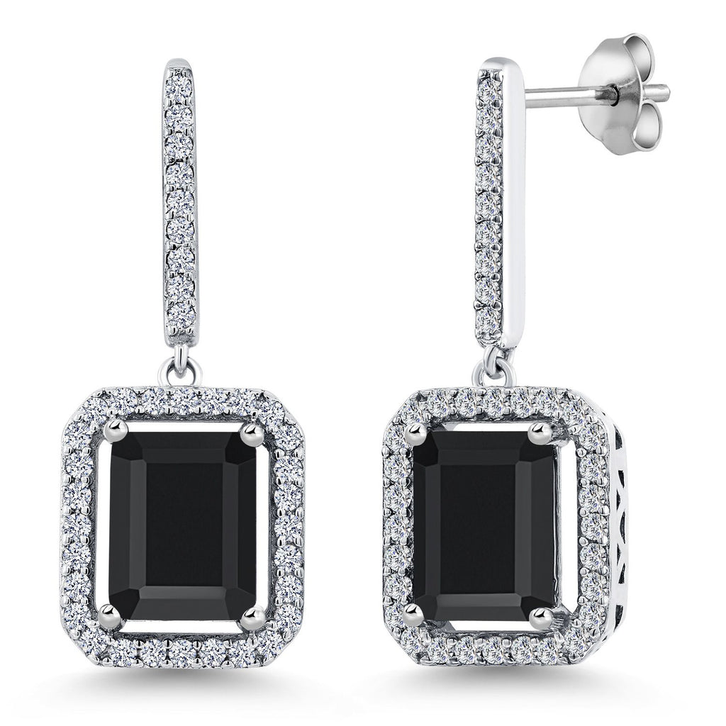 Onyx - December_Earrings in 925 Sterling Silver
