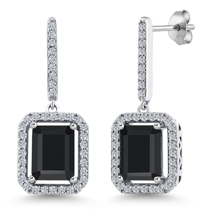 Onyx - December_Earrings in 925 Sterling Silver