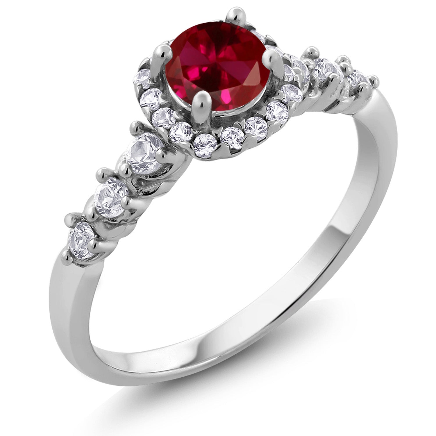 Created Ruby - July_8_Ring in 925 Sterling Silver