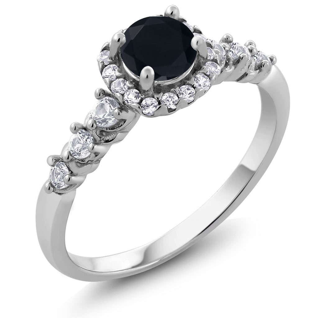 Onyx_9_Ring in 925 Sterling Silver