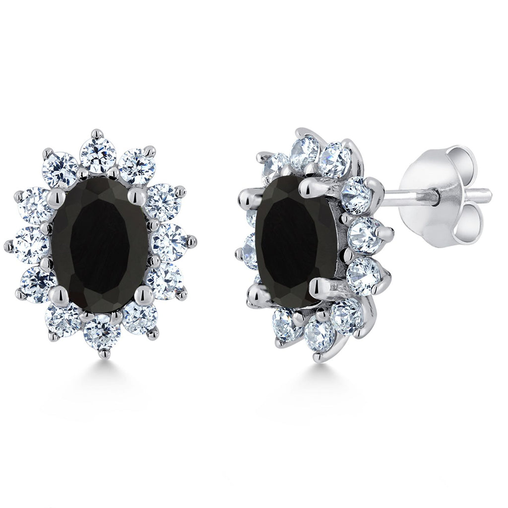 Onyx_Earrings in 925 Sterling Silver