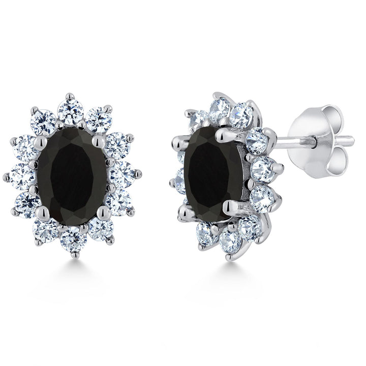 Onyx_Earrings in 925 Sterling Silver