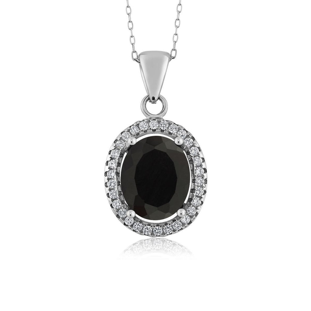 Onyx - December_Pendant in 925 Sterling Silver