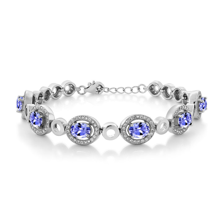 Tanzanite - December_Bracelet in 925 Sterling Silver