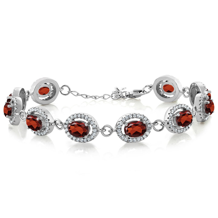Garnet - January_Bracelet in 925 Sterling Silver