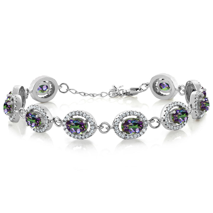 Mystic Topaz_Bracelet in 925 Sterling Silver