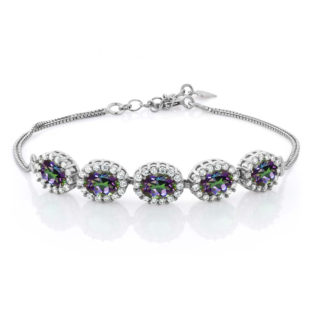 Green Mystic Topaz_Bracelet in 925 Sterling Silver