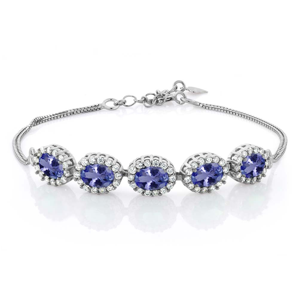 Tanzanite - December_Bracelet in 925 Sterling Silver