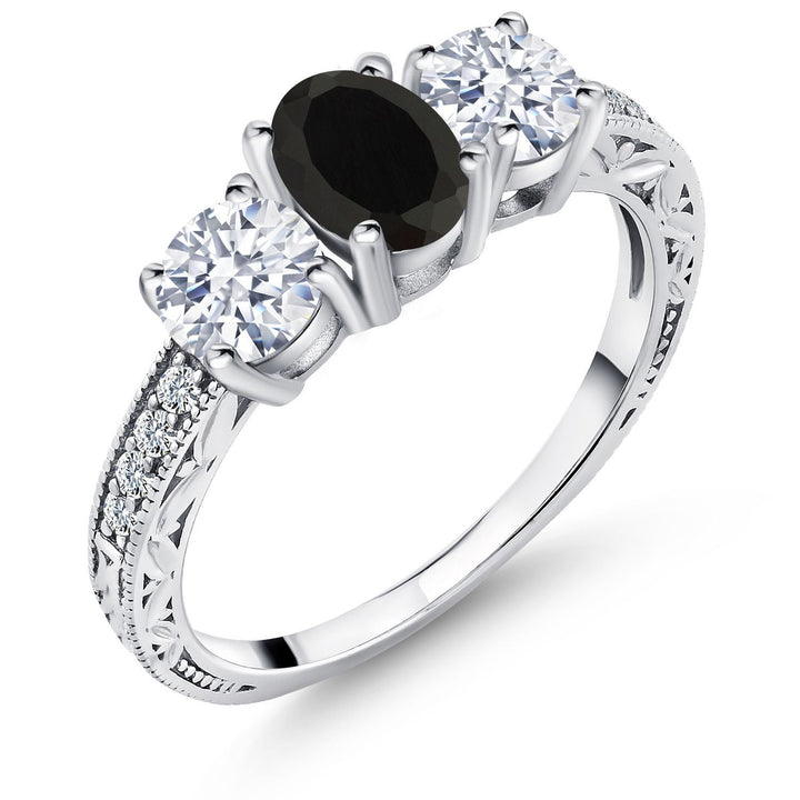 Onyx - December_9_Ring in 925 Sterling Silver