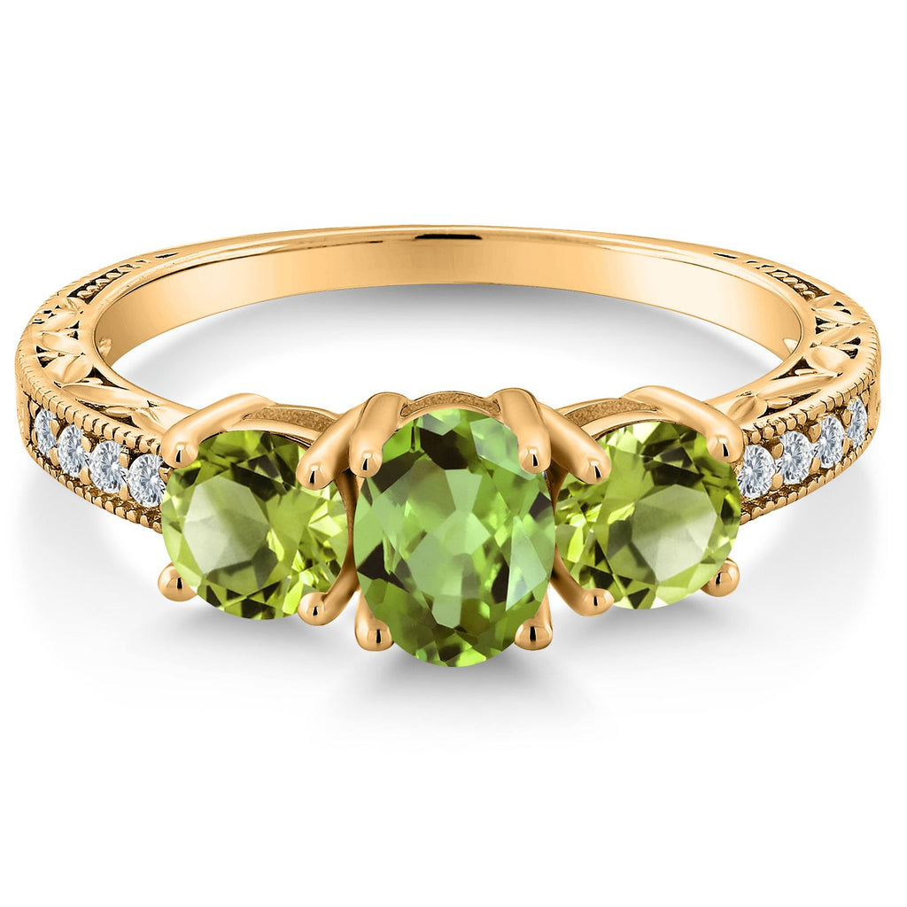 Ring in 925 Yellow Gold Plated Silver