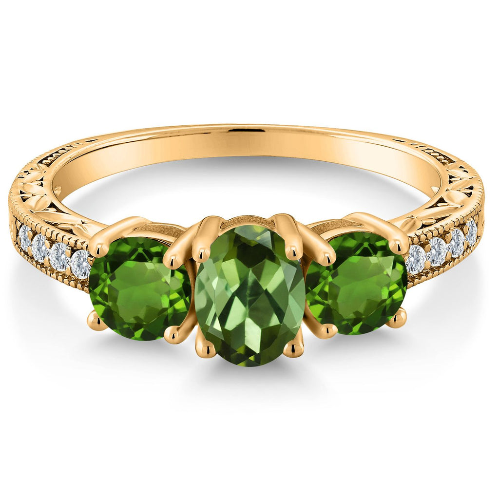 Ring in 925 Yellow Gold Plated Silver