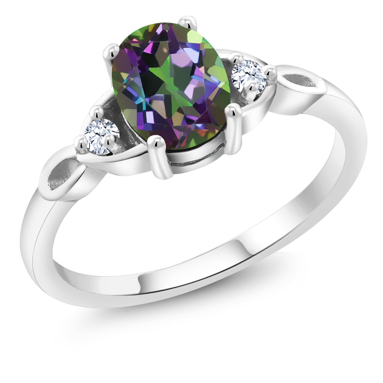 Green Mystic Topaz_8_Ring in 925 Sterling Silver