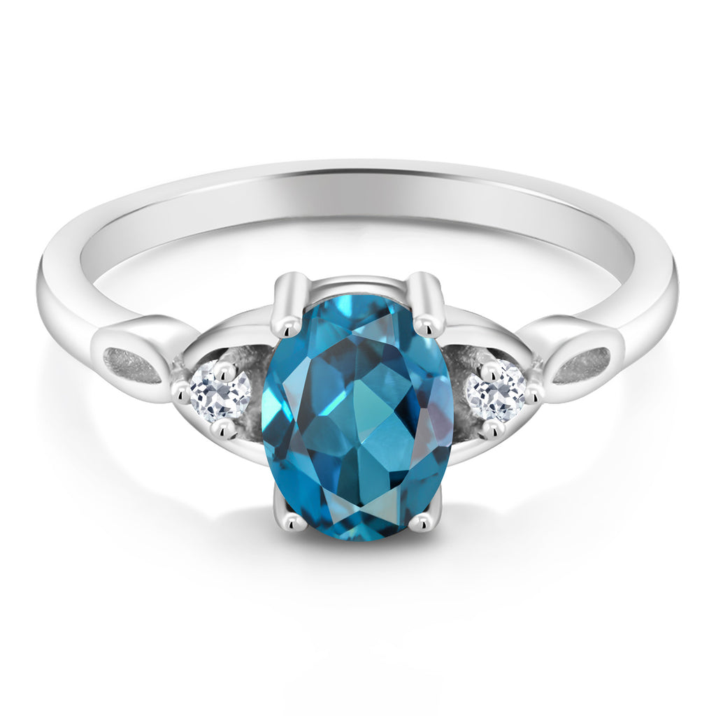 Topaz_7_Ring in 925 Sterling Silver