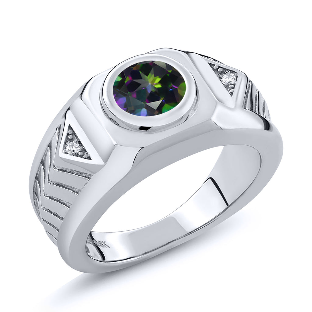 Green Mystic Topaz_13_Ring in 925 Sterling Silver