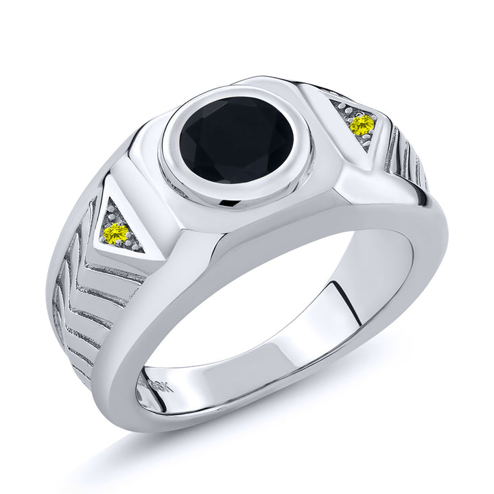 Onyx - December_10_Ring in 925 Sterling Silver