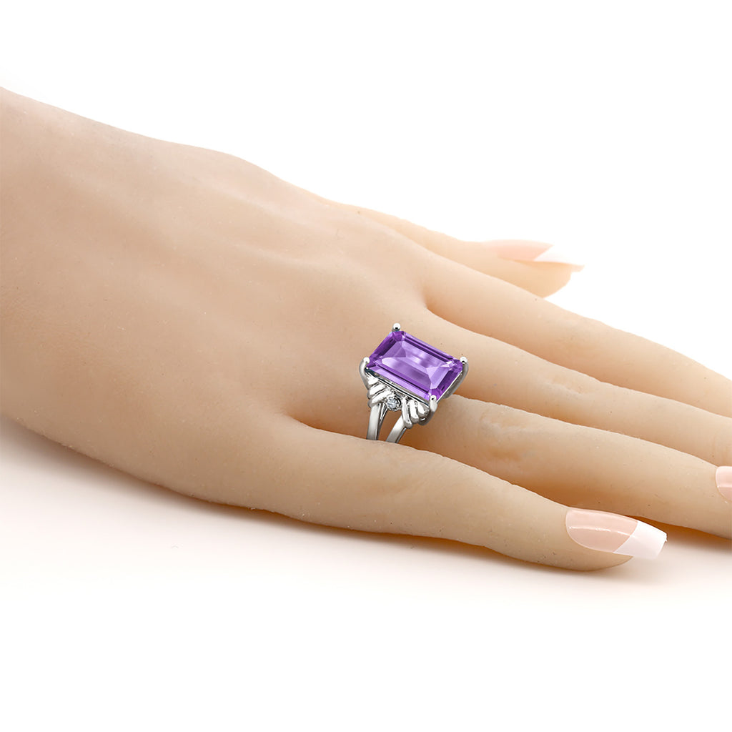 Amethyst and Topaz_5_Ring in 925 Sterling Silver
