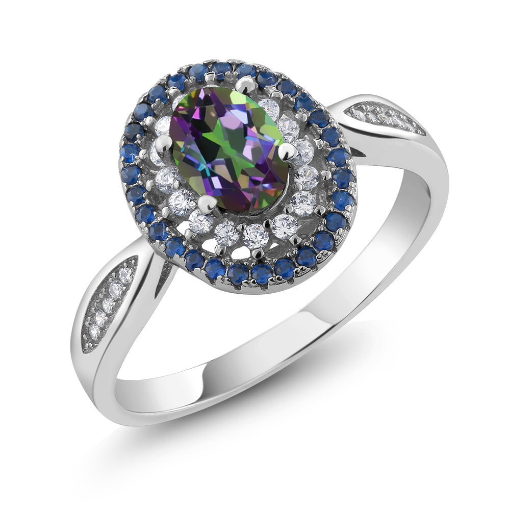 Green Mystic Topaz_7_Ring in 925 Sterling Silver