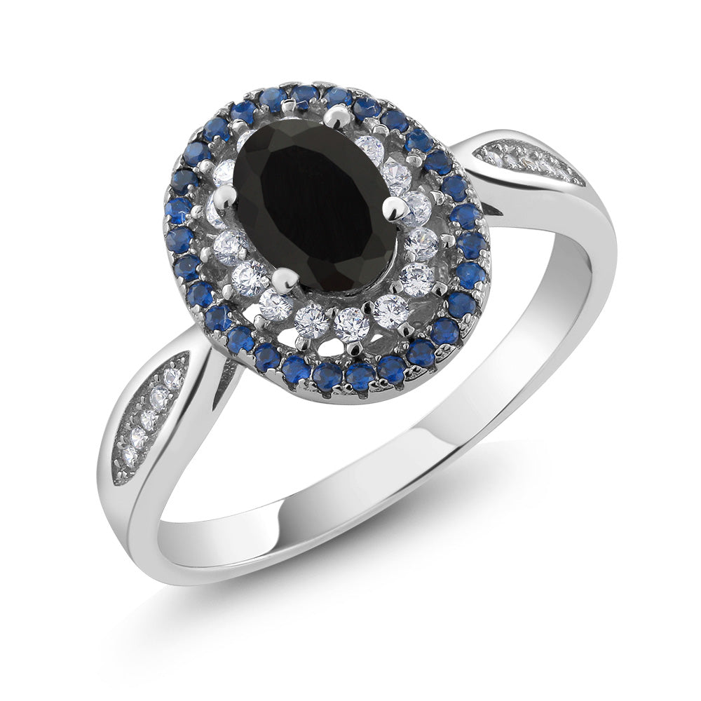 Black Onyx - December_9_Ring in 925 Sterling Silver