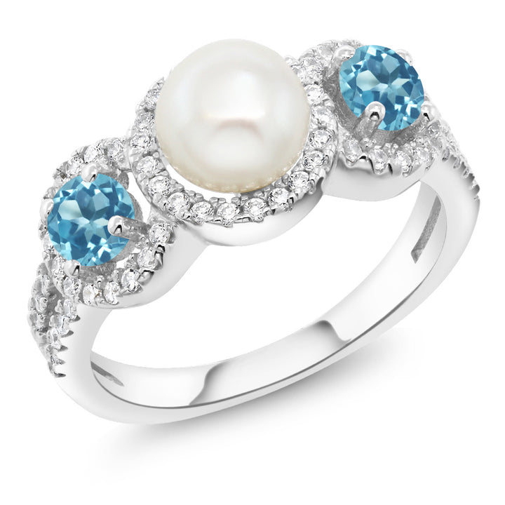 Swiss Blue Topaz_5_Ring in 925 Sterling Silver
