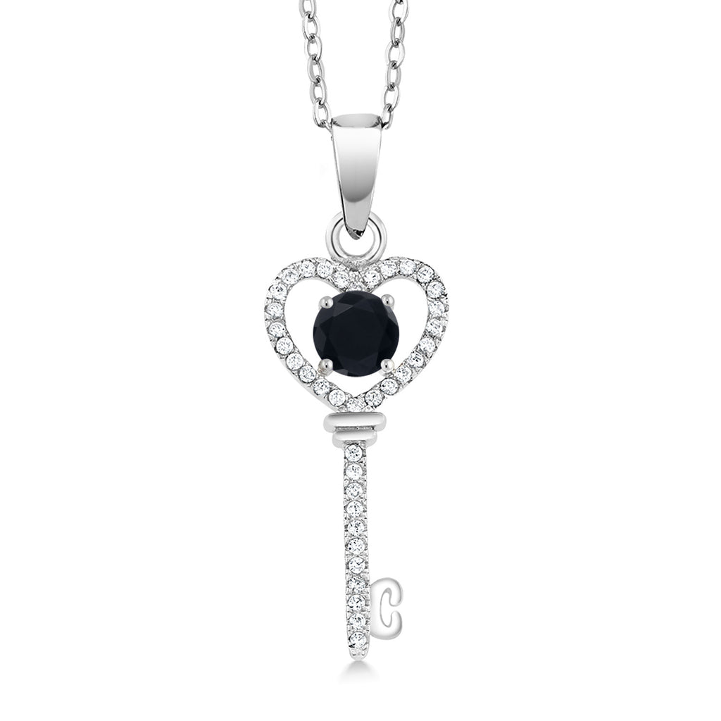 Onyx - December_Pendant in 925 Sterling Silver