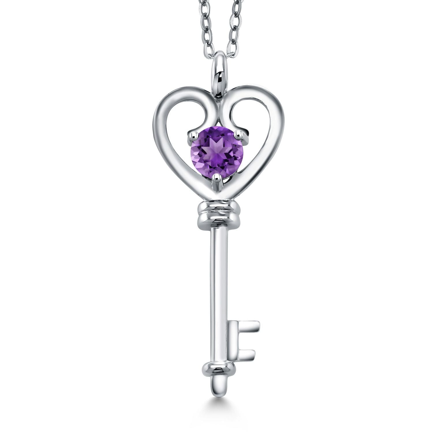 Amethyst_Pendant in 925 Sterling Silver