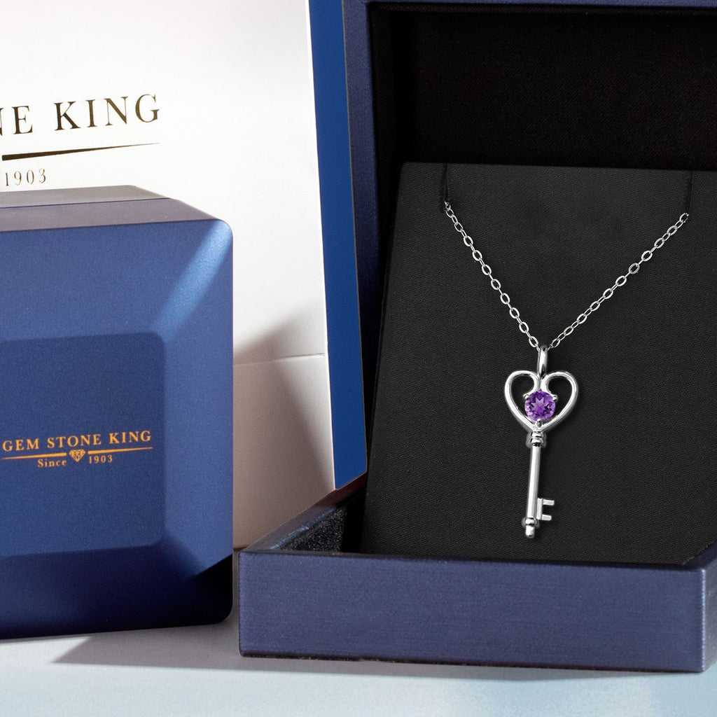 Amethyst_Pendant in 925 Sterling Silver