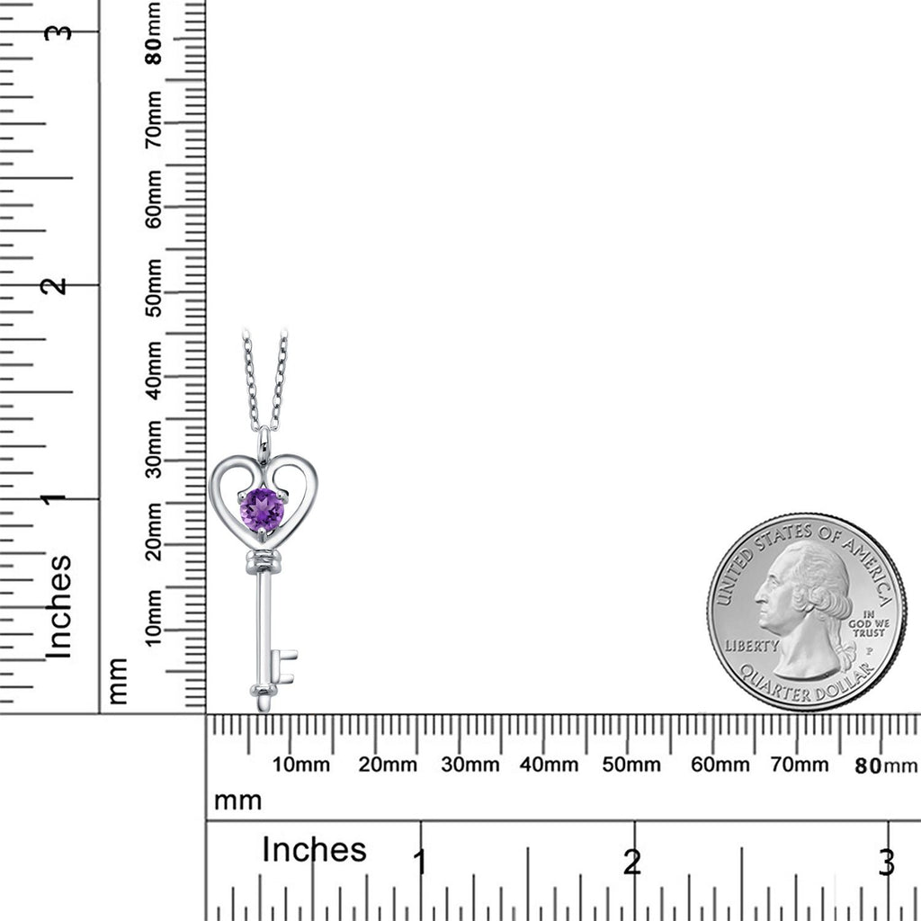 Amethyst_Pendant in 925 Sterling Silver