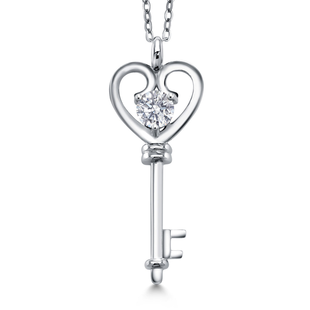 Lab Grown Diamond_Pendant in 925 Sterling Silver